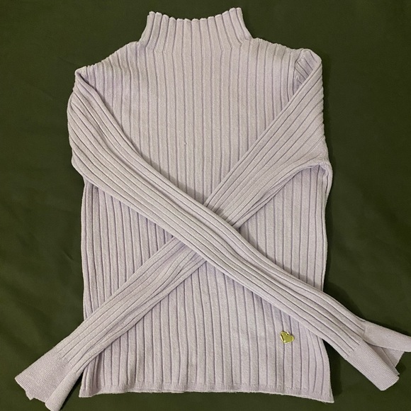 Lavender turtleneck long sleeve - Picture 3 of 4